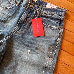 Lucky Boy Mid Rise Relaxed Straight 30 R/10 NWT new